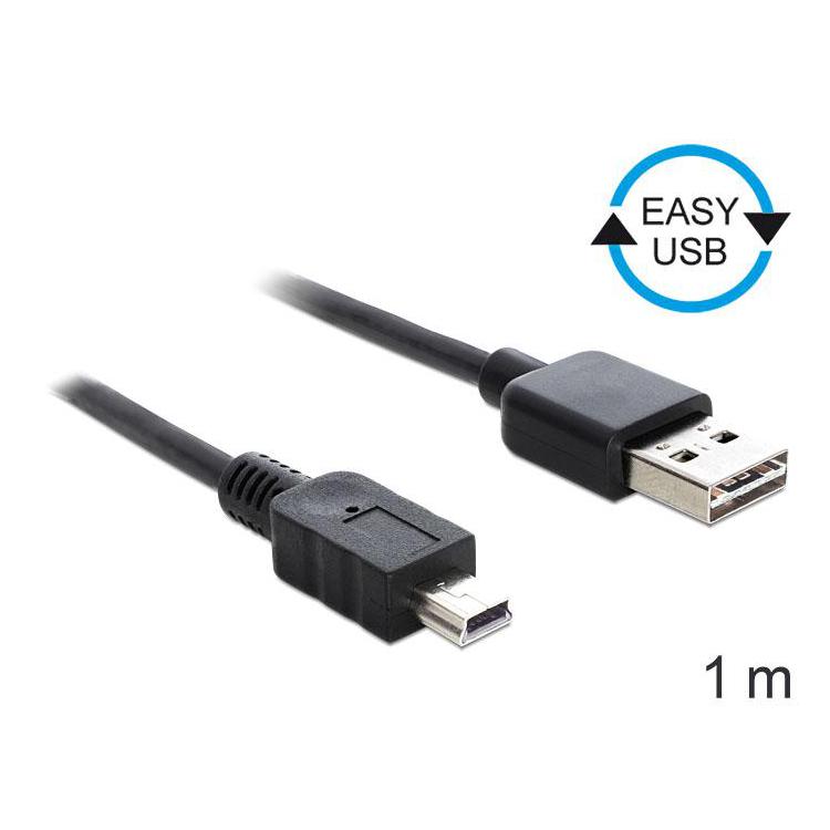 Kabel USB Mini AM-MBM5P Easy-USB 1m