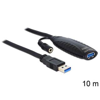 Przedłużacz aktywny USB 3.0 AM-AF 10m czarny