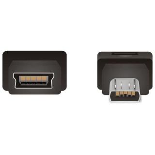 Adapter USB Mini(F)- USB Micro(M)+Nikiel