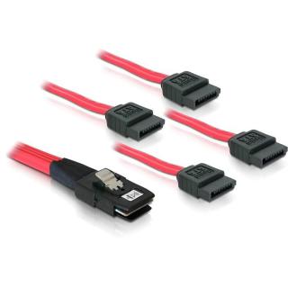 Kabel SAS 36PIN Mini- 4xSata 7PIN 1m