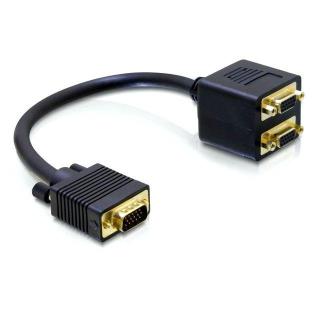 Adapter VGA(M)- 2xVGA(F)