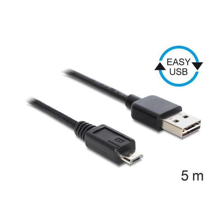 Kabel USB Micro AM-MBM5P EASY-USB 5m