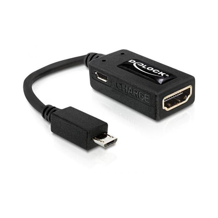 Adapter MHL(M)- HDMI(F)+USB Micro(BF)