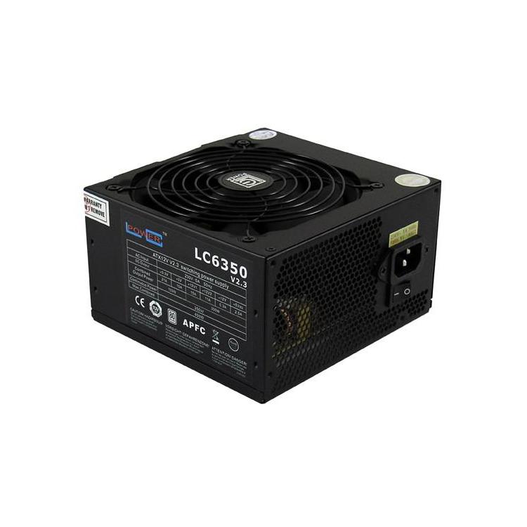 ZASILACZ 350W LC6350 V2.3 80+ Bronze 120mm 4x SATA 2x PATA 1x PCIe BLACK Active PFC