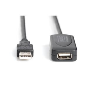 Kabel przedłużający USB 2.0 HighSpeed Typ USB A/USB A M/Ż...