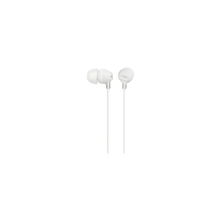 Słuchawki handsfree mikrofon MDR-EX15AP White