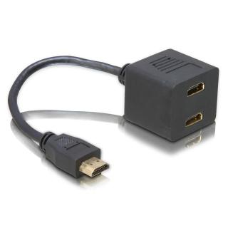 Adapter HDMI(M)- 2xHDMI(F)