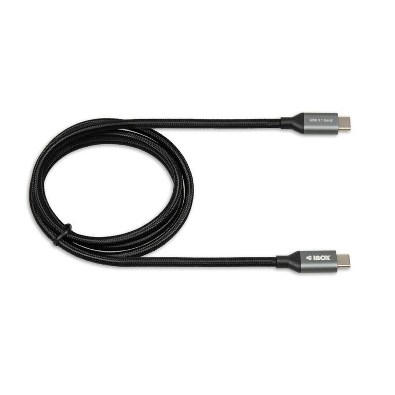 Kabel USB iBOX IKUMTC31G2 USB 3.1 gen.2, 10 Gb/s 1m