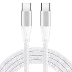 Kabel iBOX IKUTC2W USB-C 60W 2m White