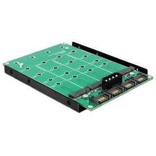 Adapter SATA 7pin- 4xM.2 NGFF