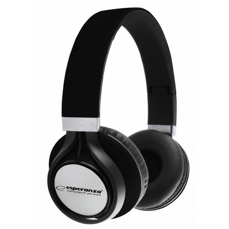 SŁUCHAWKI AUDIO STEREO Z REGULACJĄ GŁOŚNOŚCI EH159K CZARNE