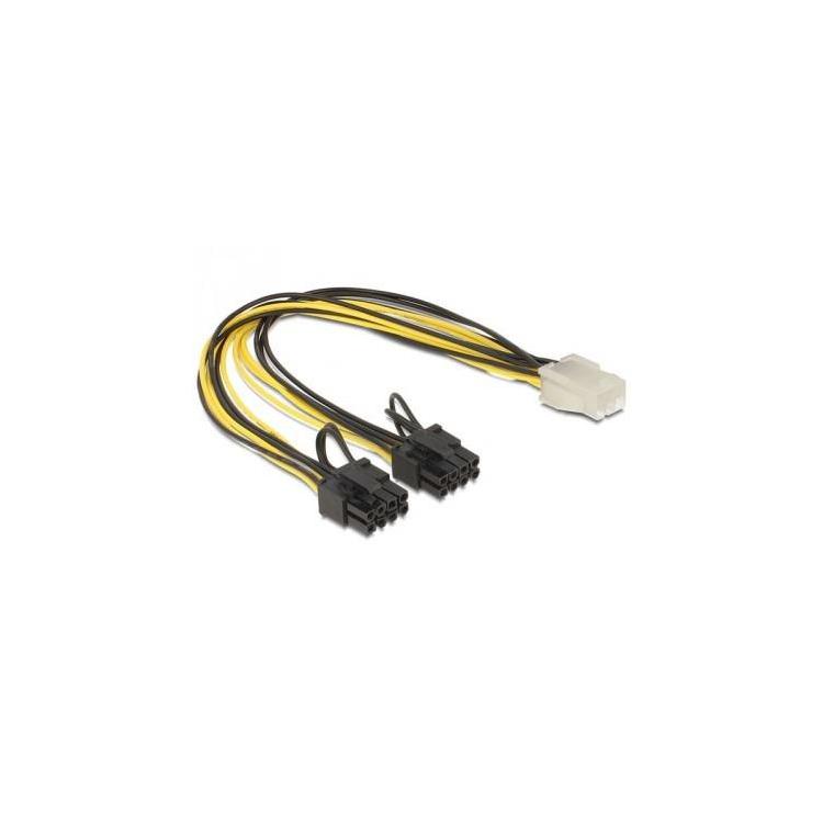 Kabel rozdzielacz zasilania PCI EXPRESS 2x8PIN/1x6PIN