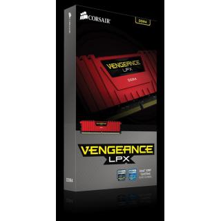 DDR4 Vengeance LPX 8GB/2400 RED CL14-16-16-31 1.20V XMP2.0