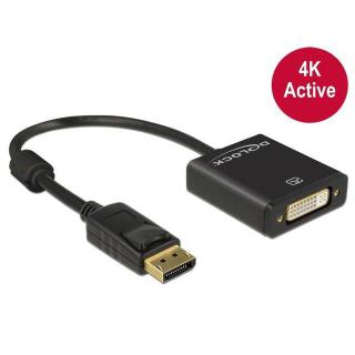 Adapter DisplayPort (M) 1.2- DVI(24+5)(F) 4K Active