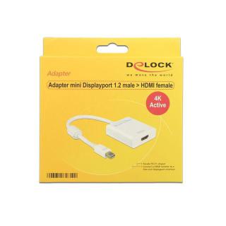 Adapter DISPLAYPORT MINI 1.2- HDMI(F) 4K Active