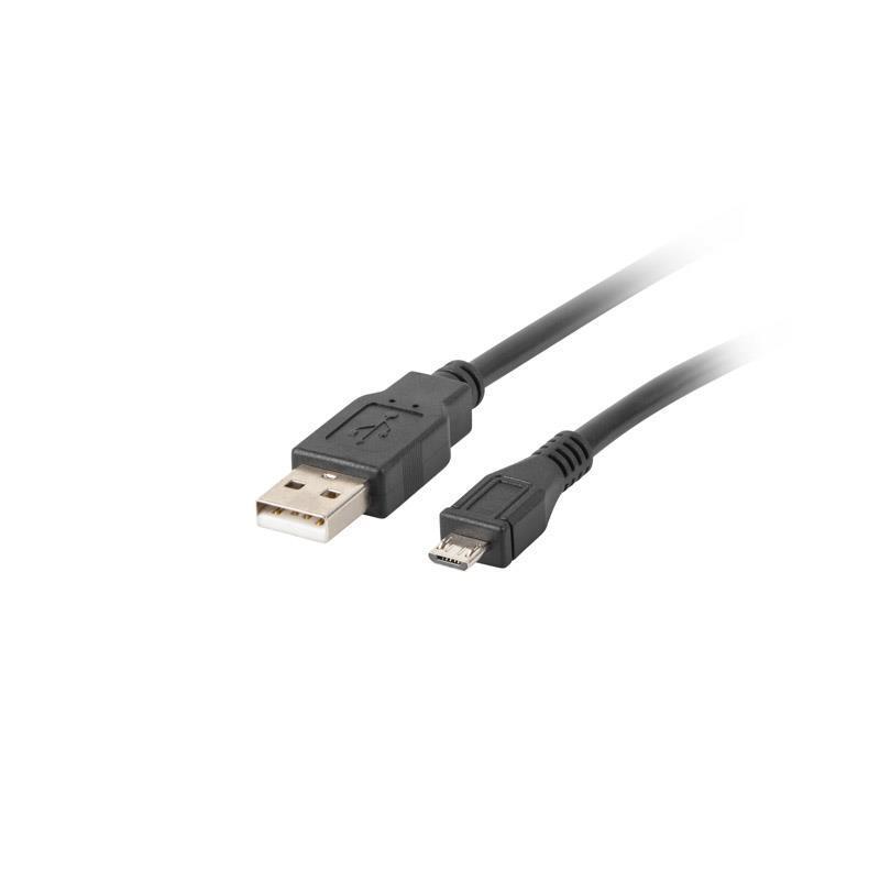 Kabel USB 2.0 Lanberg micro AM-MBM5P 1,8m czarny