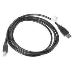 Kabel USB 2.0 Lanberg AM-BM 1,8m czarny