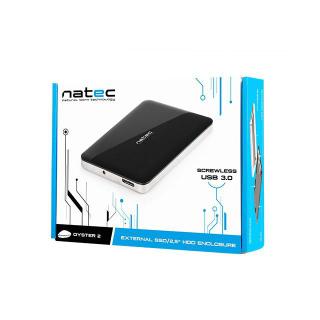 Kieszeń zewnętrzna HDD sata OYSTER 2 2,5'' USB 3.0 Aluminium Czarny