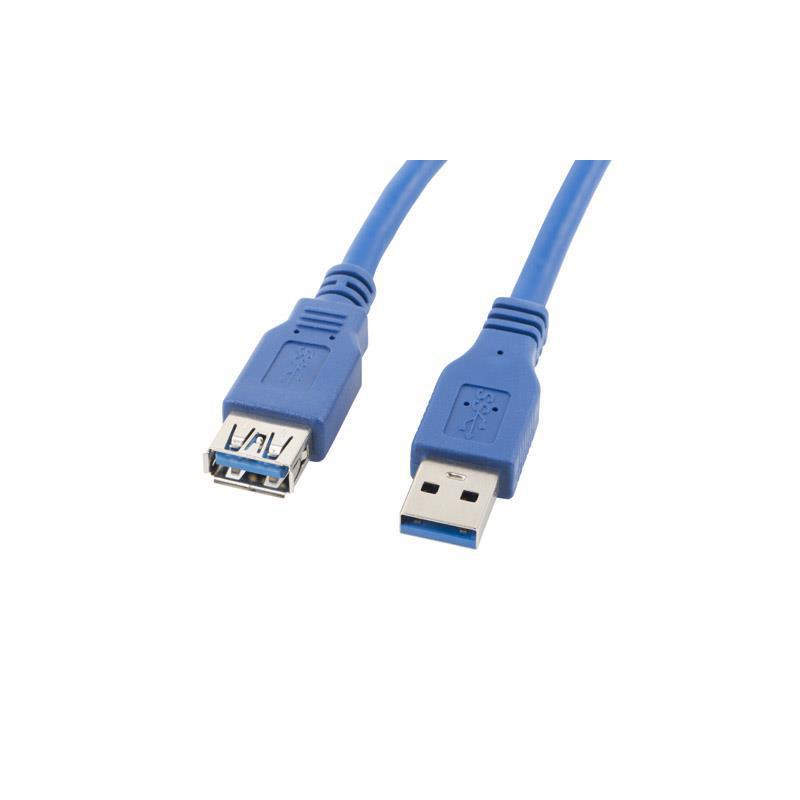 Przedłużacz USB 3.0 Lanberg AM-AF 3m niebieski