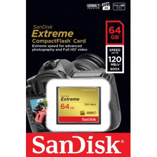 Extreme CompactFlash 64GB 120/85 MB/s