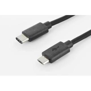 Kabel połączeniowy USB 2.0 HighSpeed Typ USB C/microUSB B...