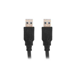 Kabel USB 3.0 Lanberg AM-AM 0,5m czarny