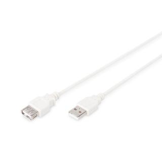 Kabel przedłużający USB 2.0 HighSpeed Typ USB A/USB A M/Ż...