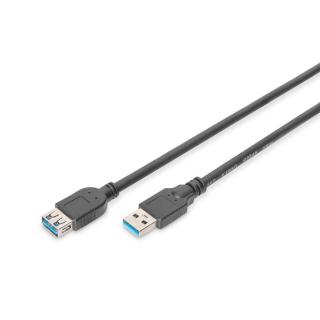 Kabel przedłużający USB 3.1 Gen.1 SuperSpeed 5Gbps Typ USB A/USB A M/Ż 3m Czarny