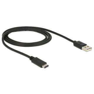 Kabel USB Type-C(M)-USB 2.0(AM) 1m Czarny