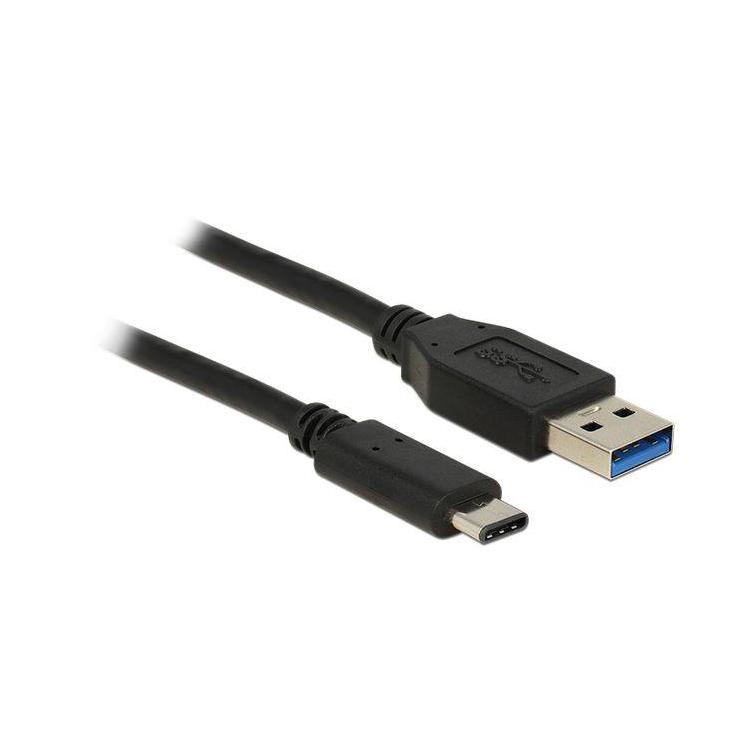 Kabel USB Type-C(M)-USB 3.1 (AM) 1m black