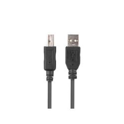 Kabel USB 2.0 Lanberg AM-BM 3m czarny ferryt box