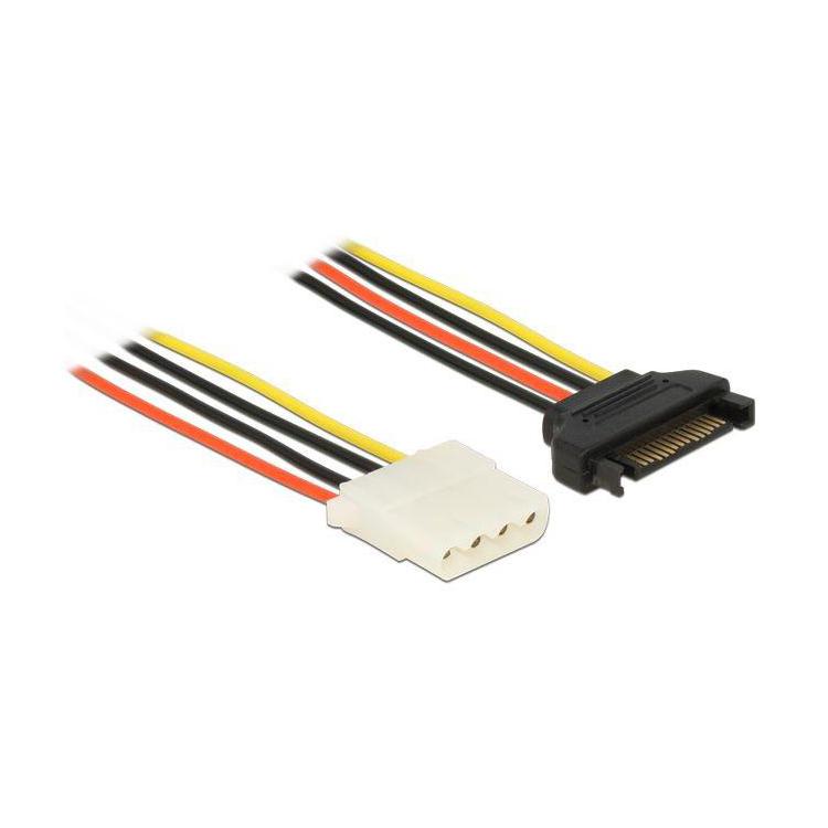 KABEL SATA ZASILAJĄCY(M)- MOLEX(F) 20CM