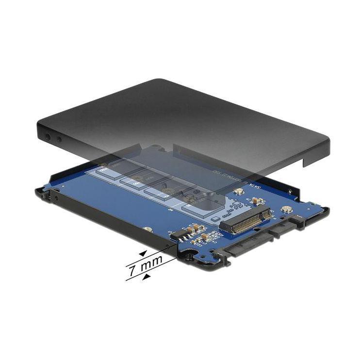 Adapter SATA 22PIN - M.2 NGFF Obudowa