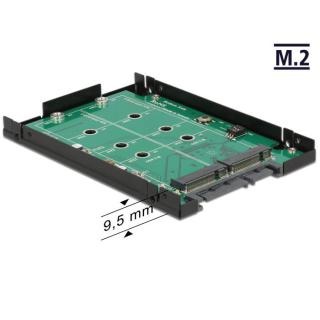 Adapter SATA 22Pin - 2x M.2 NGFF 2.5 cala