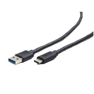 Kabel USB Type-C(M)-AM 3.0 1.8m czarny