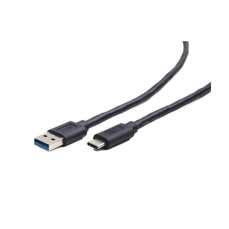 Kabel USB Type-C(M)-AM 3.0 1.8m czarny