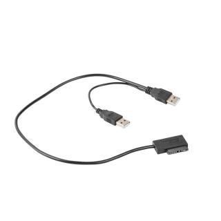 Adapter USB(M)+Power - SATA Slim SSD (na kablu)