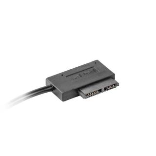 Adapter USB(M)+Power - SATA Slim SSD (na kablu)