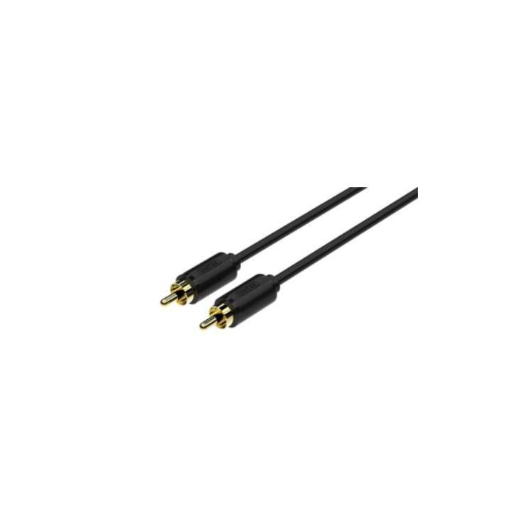 KABEL 2x RCA (M)-2x RCA (M) 1,5m, Y-C945BK,GOLD