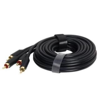 KABEL 2x RCA (M)-2x RCA (M) 1,5m, Y-C945BK,GOLD