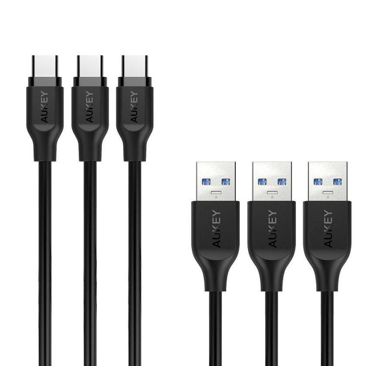 Zestaw 3 szt. kabli Quick Charge USB C-USB 3.0 | 3 x 1m CB-CMD3