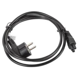 Kabel zasilający Lanberg CEE 7/7 - IEC 320 C5 notebook (miki) 1,8m VDE czarny