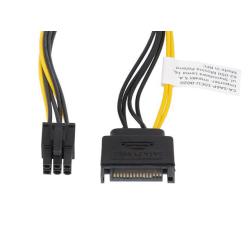 Kabel adapter Lanberg SATA zasilający(M)- PCI Express...