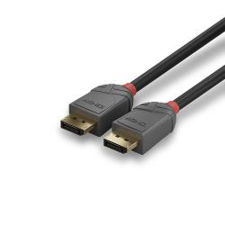 Kabel DisplayPort 1.4, LINDY Anthra Line 8K UHD M/M, czarny, 2m