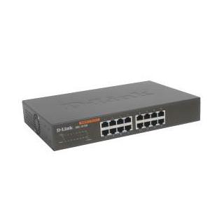 DGS-1016D switch L2 16x1GBE Desktop/Rack 19''