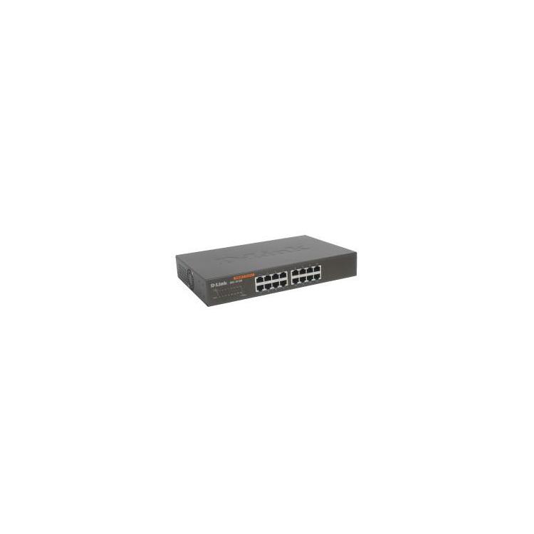 DGS-1016D switch L2 16x1GBE Desktop/Rack 19''