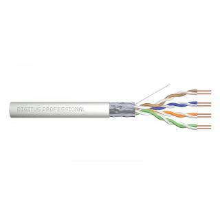 Kabel teleinformatyczny instalacyjny kat.5e, F/UTP, Eca, drut, AWG 24/1, PVC, 305m, szary, karton