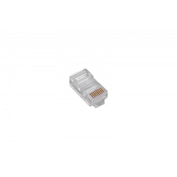 Wtyk RJ45 kat.5e uniwersalny drut/linka 8P8C 100szt