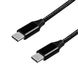 Kabel USB 2.0 LogiLink CU0153 USB-C - USB-C, M/M, czarny,...