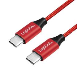 Kabel USB 2.0 LogiLink CU0155 USB-C - USB-C, M/M,...